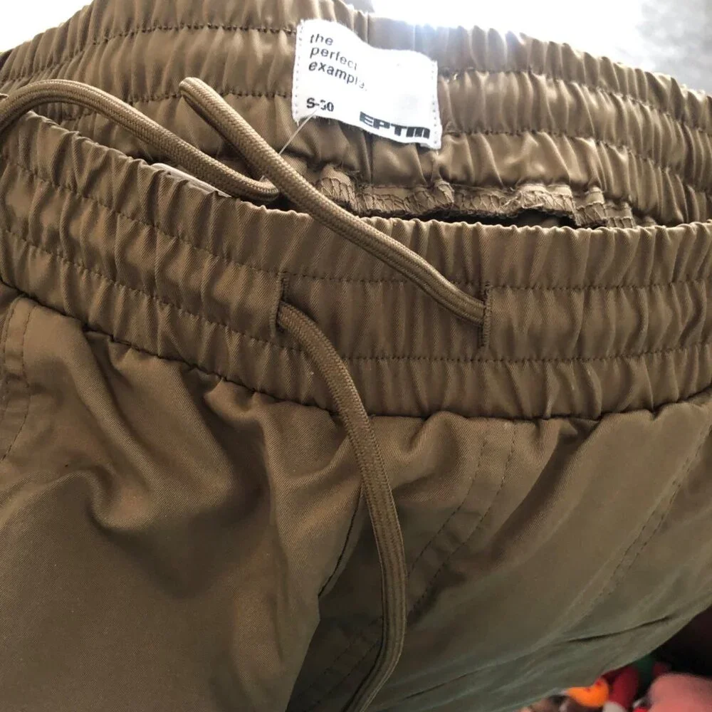 New EPTM Parachute Cargo Pants Brown Size Small
